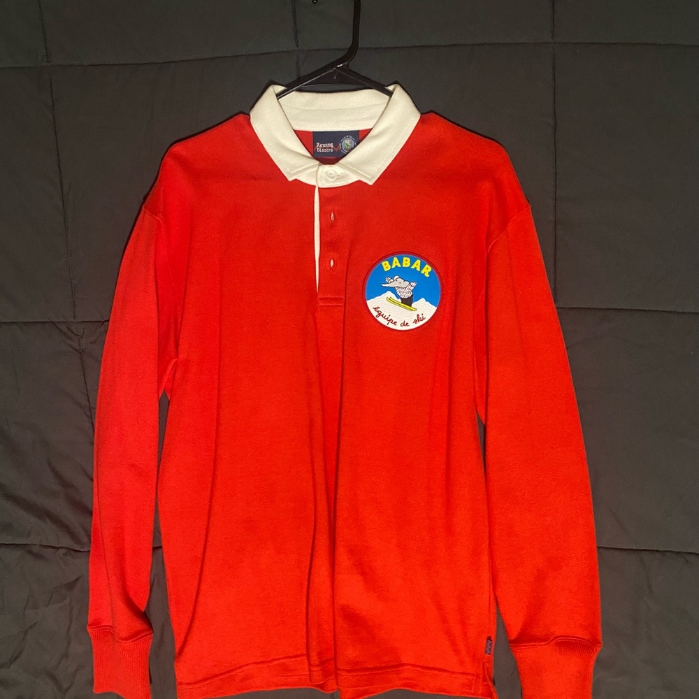 Rowing blazer shirt red size L